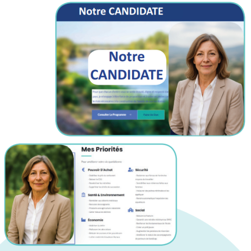 Site Internet pour Communication Politique par CREADIGIX Site Internet pour Communication Politique par CREADIGIX
